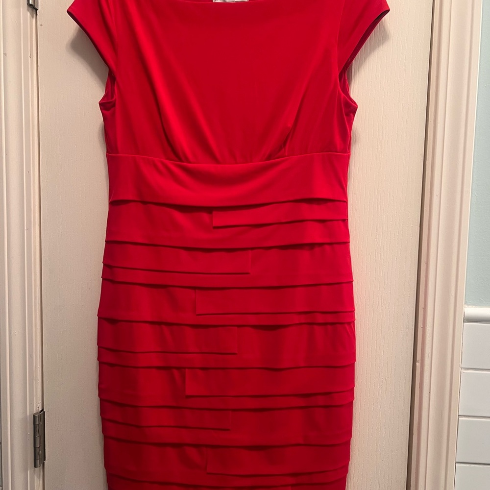 Elegant Red Women's Dress